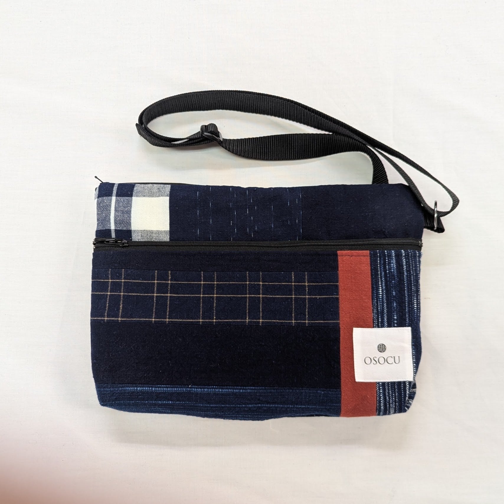 備後節織 パッチワーク サコッシュ バッグ No.002 – OSOCU