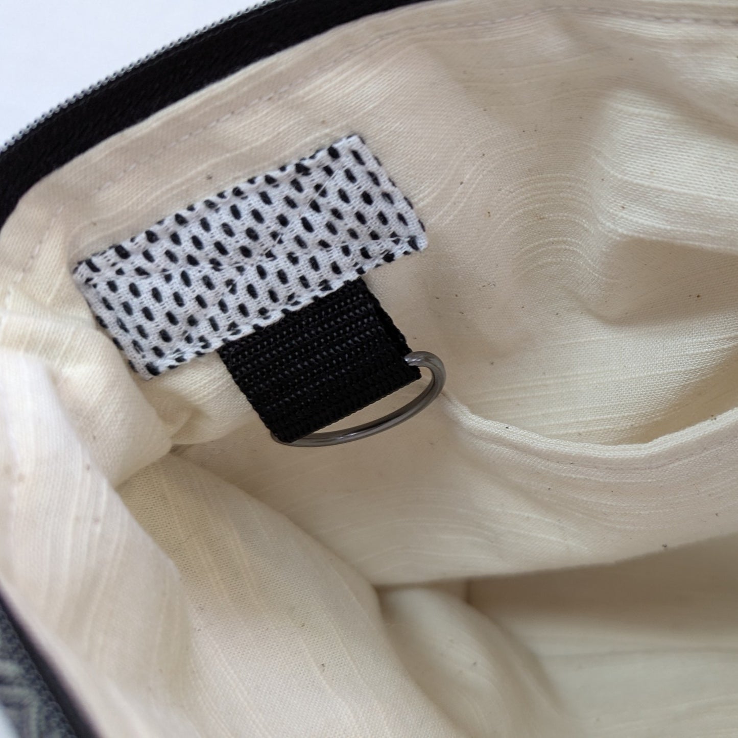 <OSOCU> 知多木綿 パッチワーク サコッシュ バッグ No.005