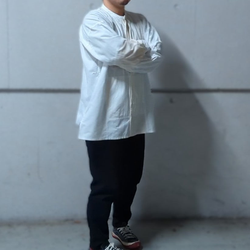 <限定生産>遠州織物 ヨーロッパリネン100% 直線シャツ