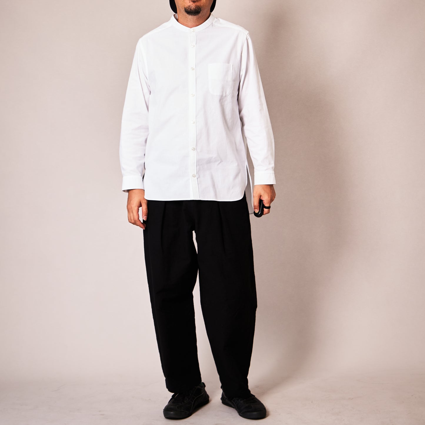 <OSOCU>広島デニム 黒染め バルーンパンツ 名古屋黒紋付染