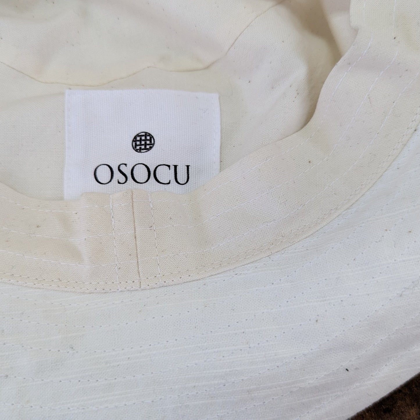 知多木綿 無漂白無染色 バゲットハット