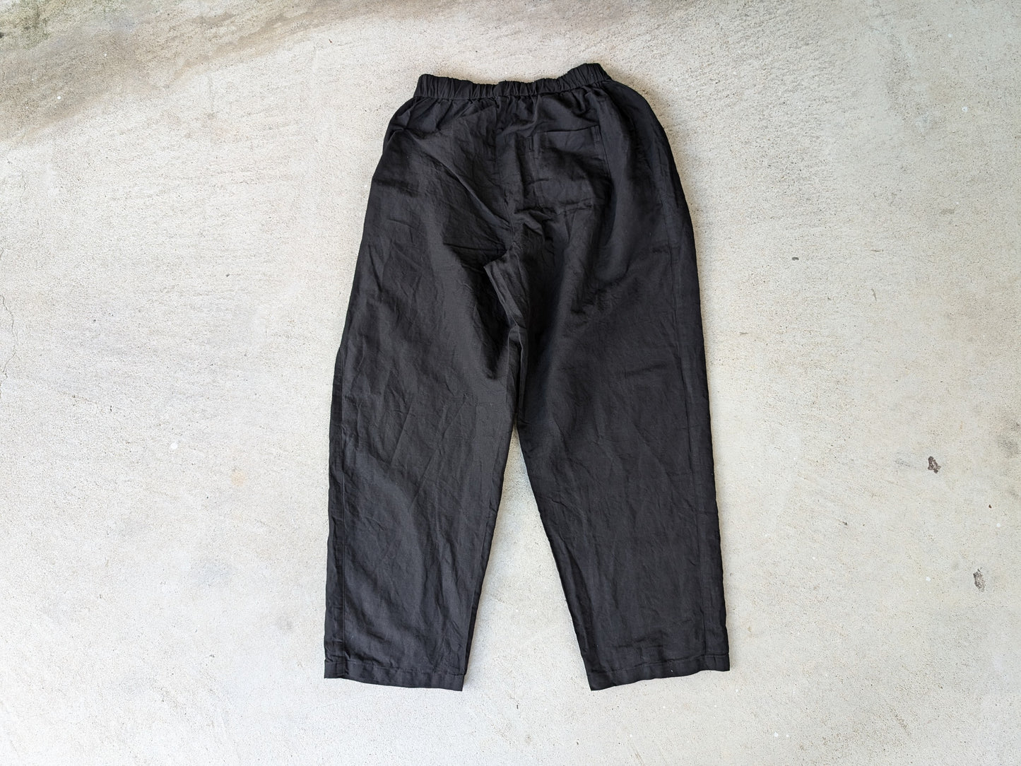 ＜OSOCU＞知多木綿 別注ヘンプコットン 黒染め バルーンパンツ 名古屋黒紋付染 hemp cotton balloon pants