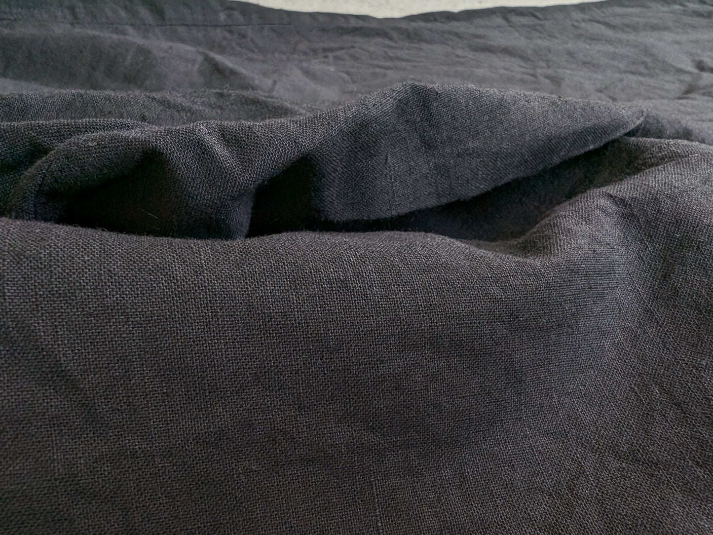 ＜OSOCU＞知多木綿 別注ヘンプコットン 黒染め バルーンパンツ 名古屋黒紋付染 hemp cotton balloon pants