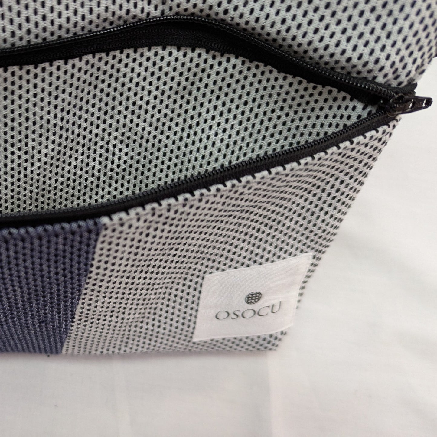 <OSOCU> 知多木綿 パッチワーク サコッシュ バッグ No.006