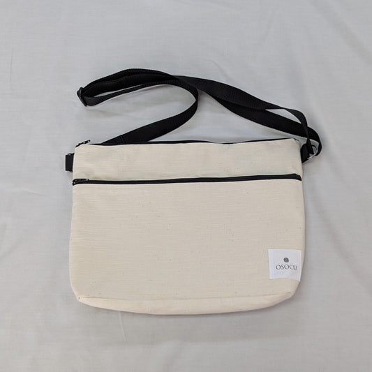 サコッシュより少し大きい  知多木綿 彩紬ミニショルダーバッグ　