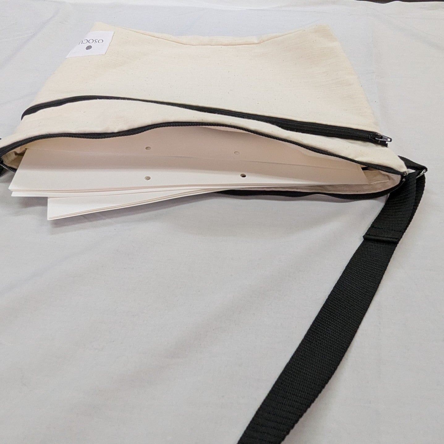 サコッシュより少し大きい  知多木綿 彩紬ミニショルダーバッグ　