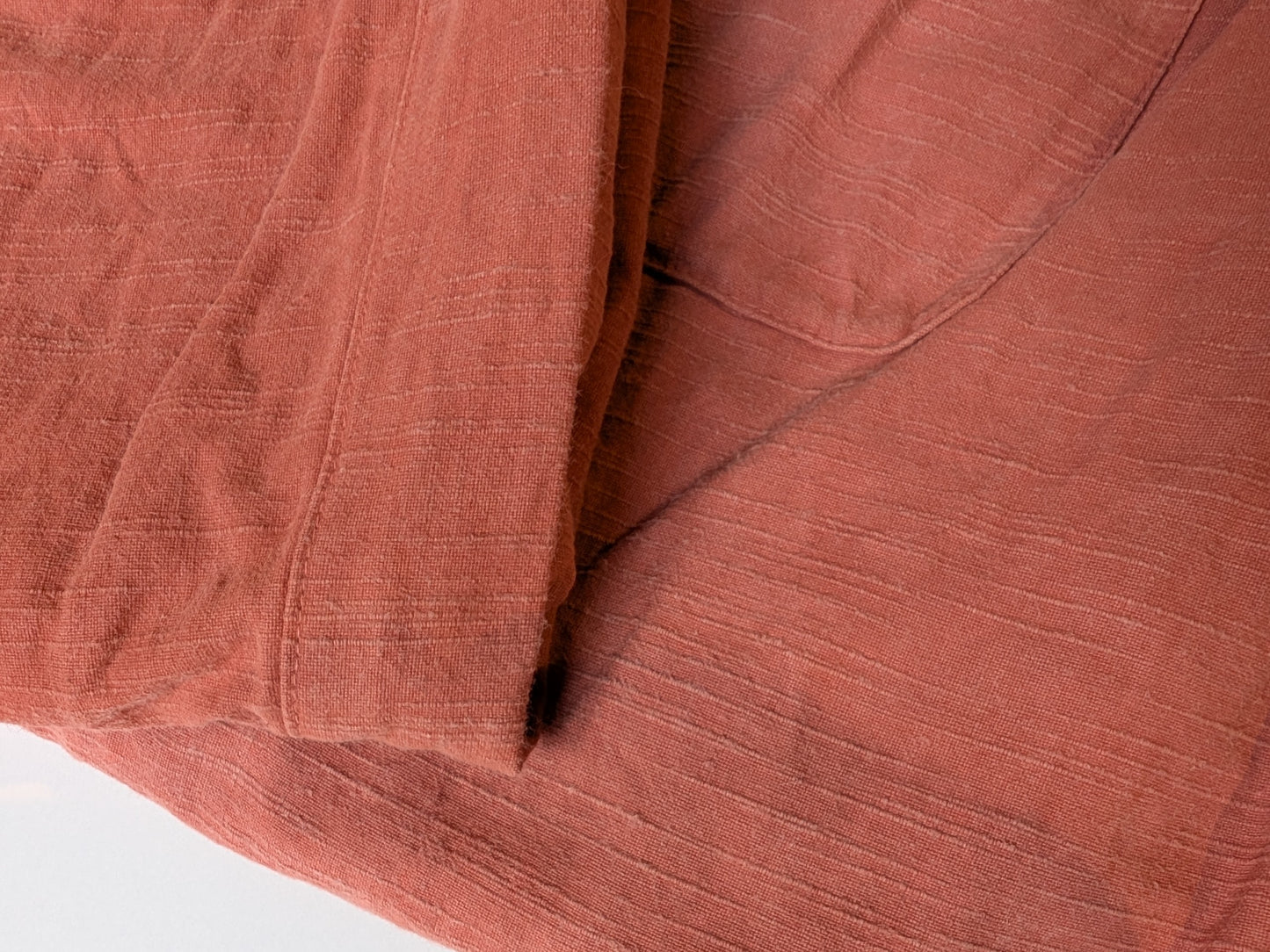 <OSOCU> ローカル顔料染色 朱泥土染め 知多木綿 バルーンパンツ