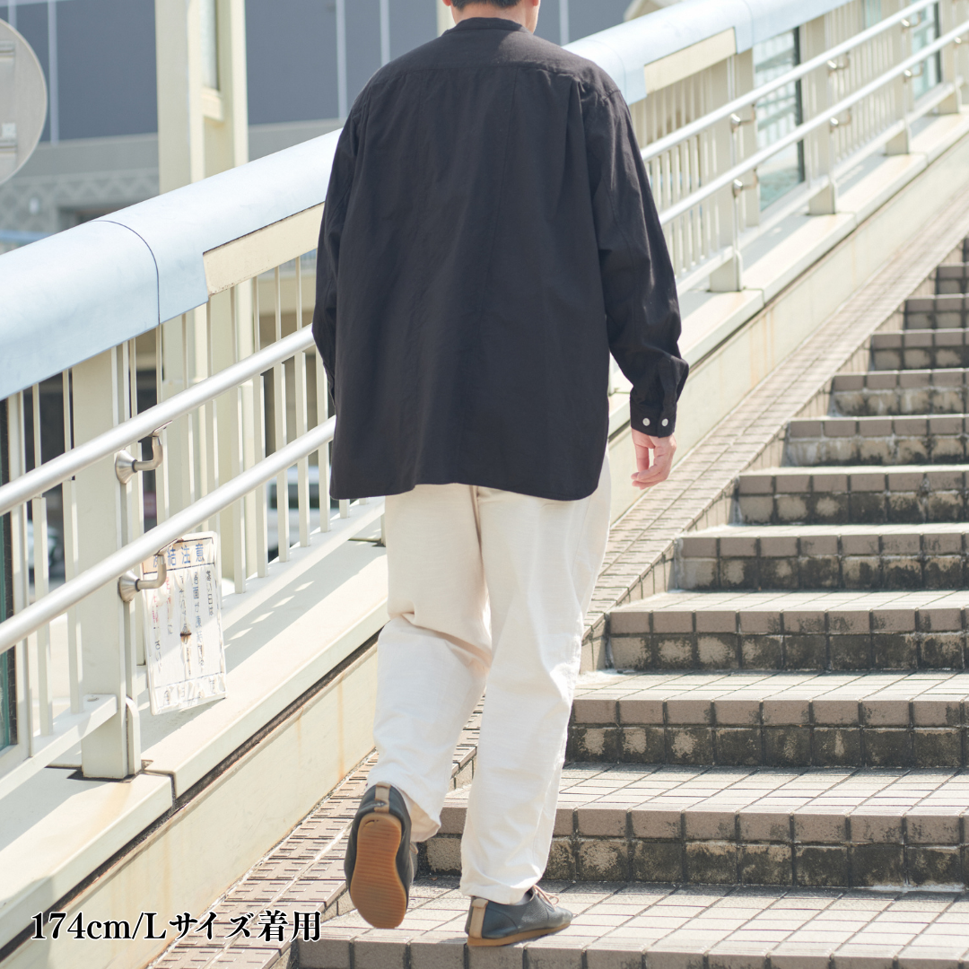 ＜OSOCU＞知多木綿 無漂白無染色 バルーンパンツ