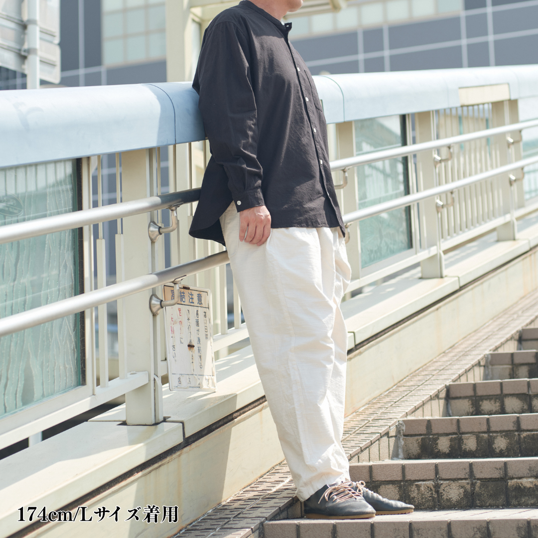 OSOCU>知多木綿 無漂白無染色 バルーンパンツ OSOCU>知多木綿 無漂白無染色 バルーンパンツ