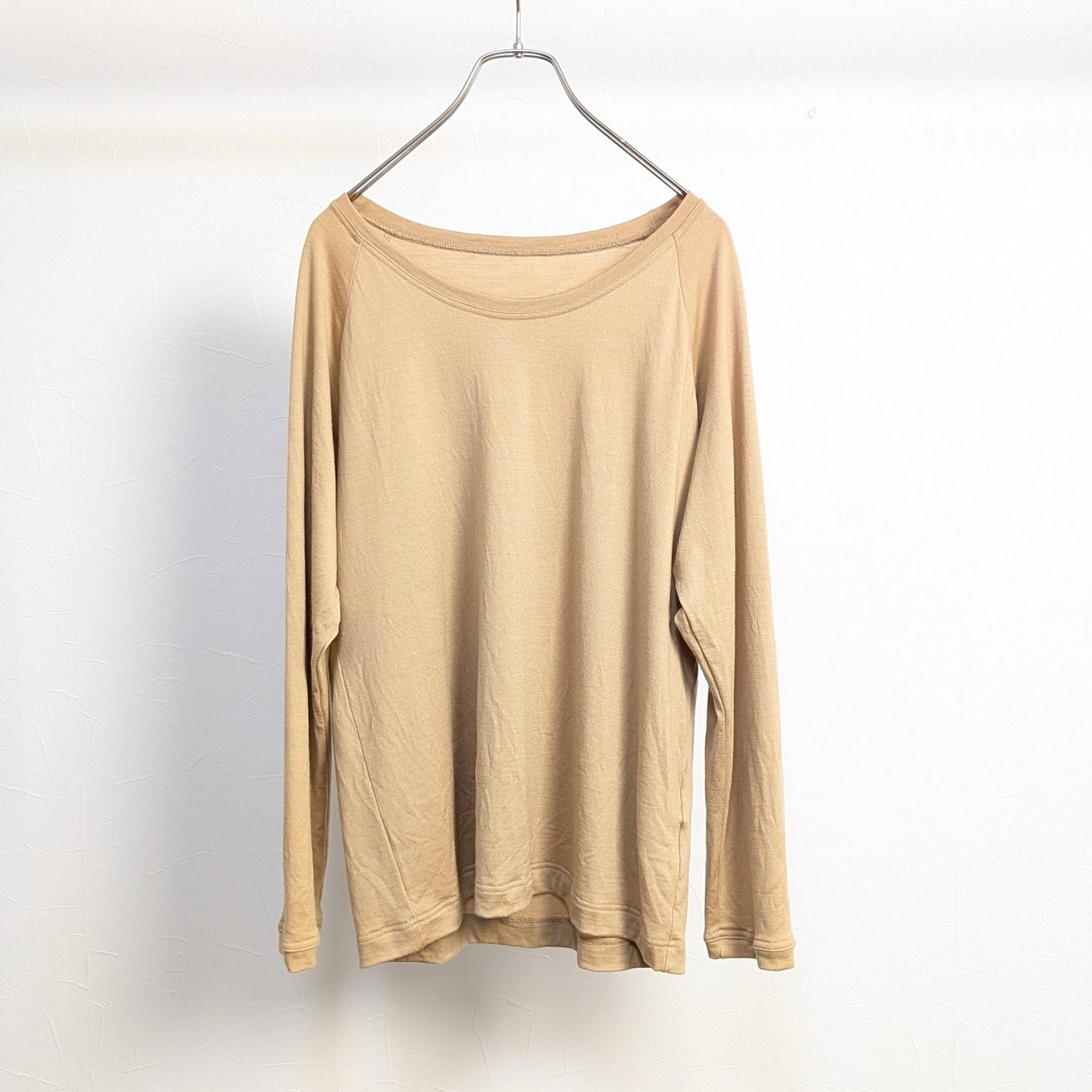 ＜参加企画＞ 受注生産 尾州ウール Super140 メリノウール100％ インナーTシャツ