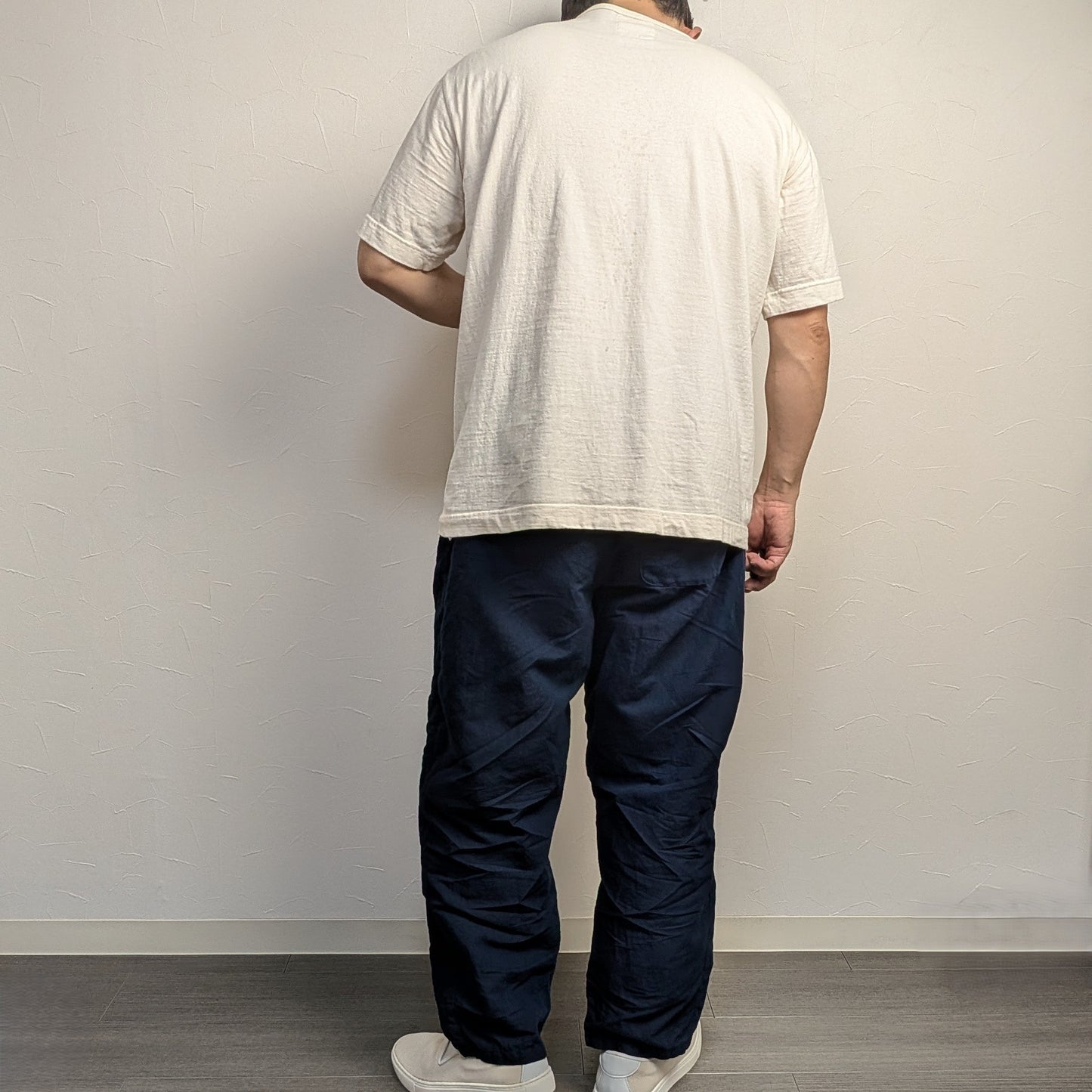 知多木綿 別注ヘンプコットン ヨハクパンツ 伝統色染 濃紺