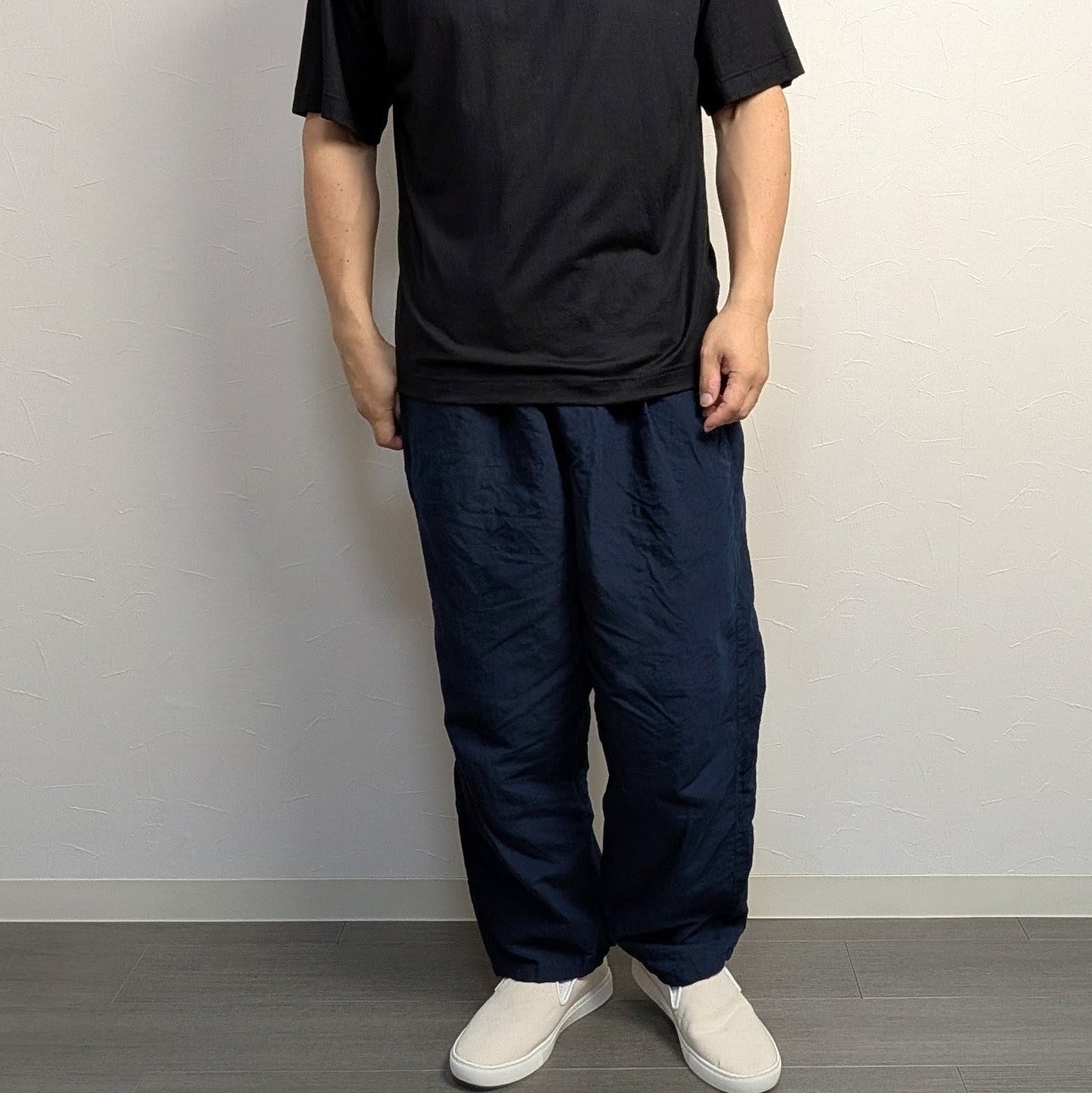 知多木綿 別注ヘンプコットン ヨハクパンツ 伝統色染 濃紺
