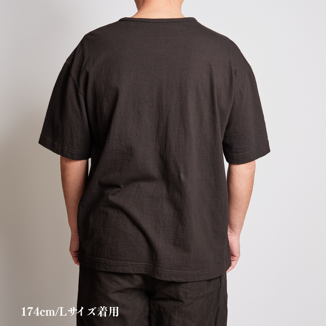 <2026/4/18販売開始>受注生産　尾州小寸丸胴編み Ｔシャツ