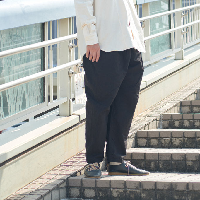 OSOCU＞知多木綿 バルーンパンツ 名古屋黒紋付染 Chita-momen