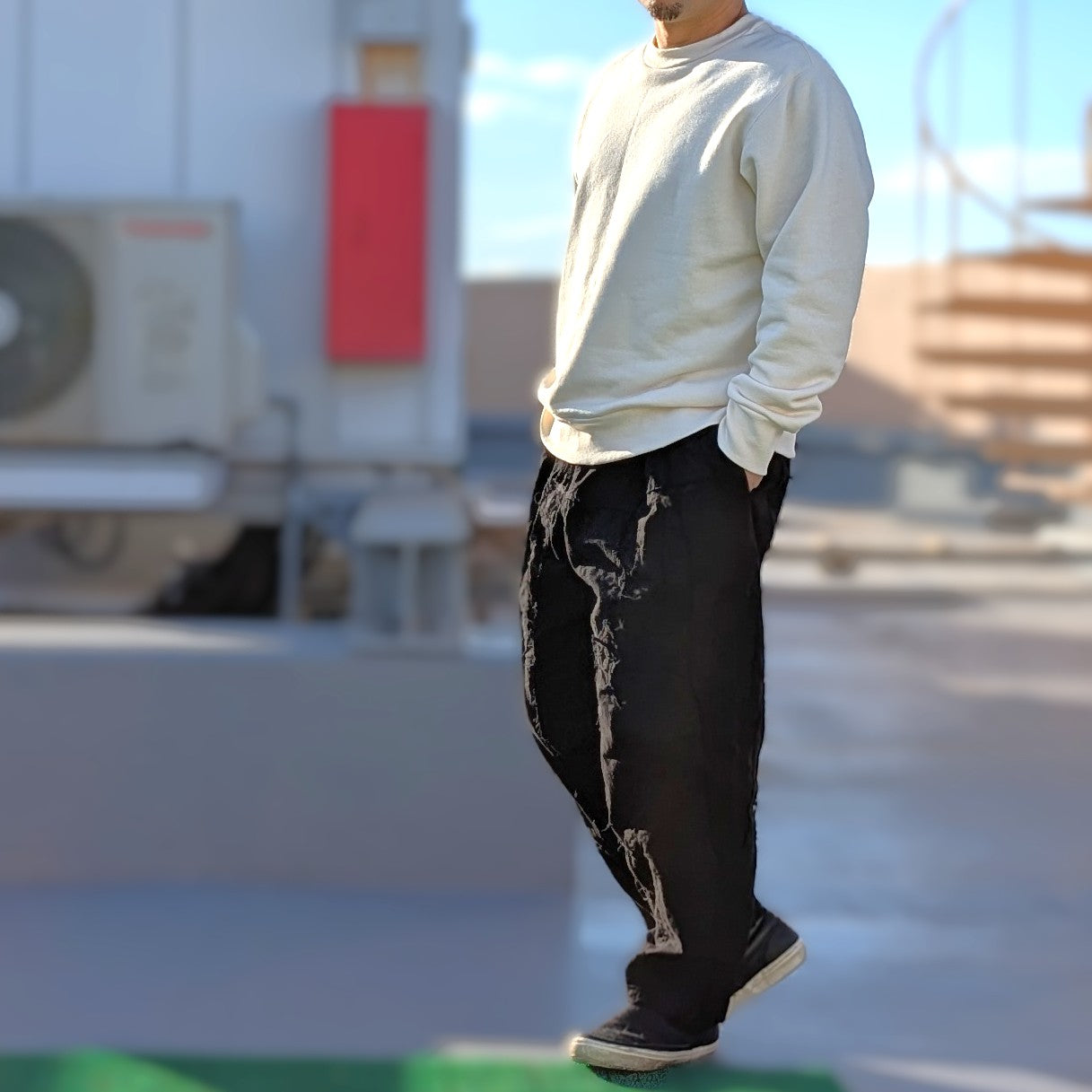 知多木綿 ツギハギパンツ