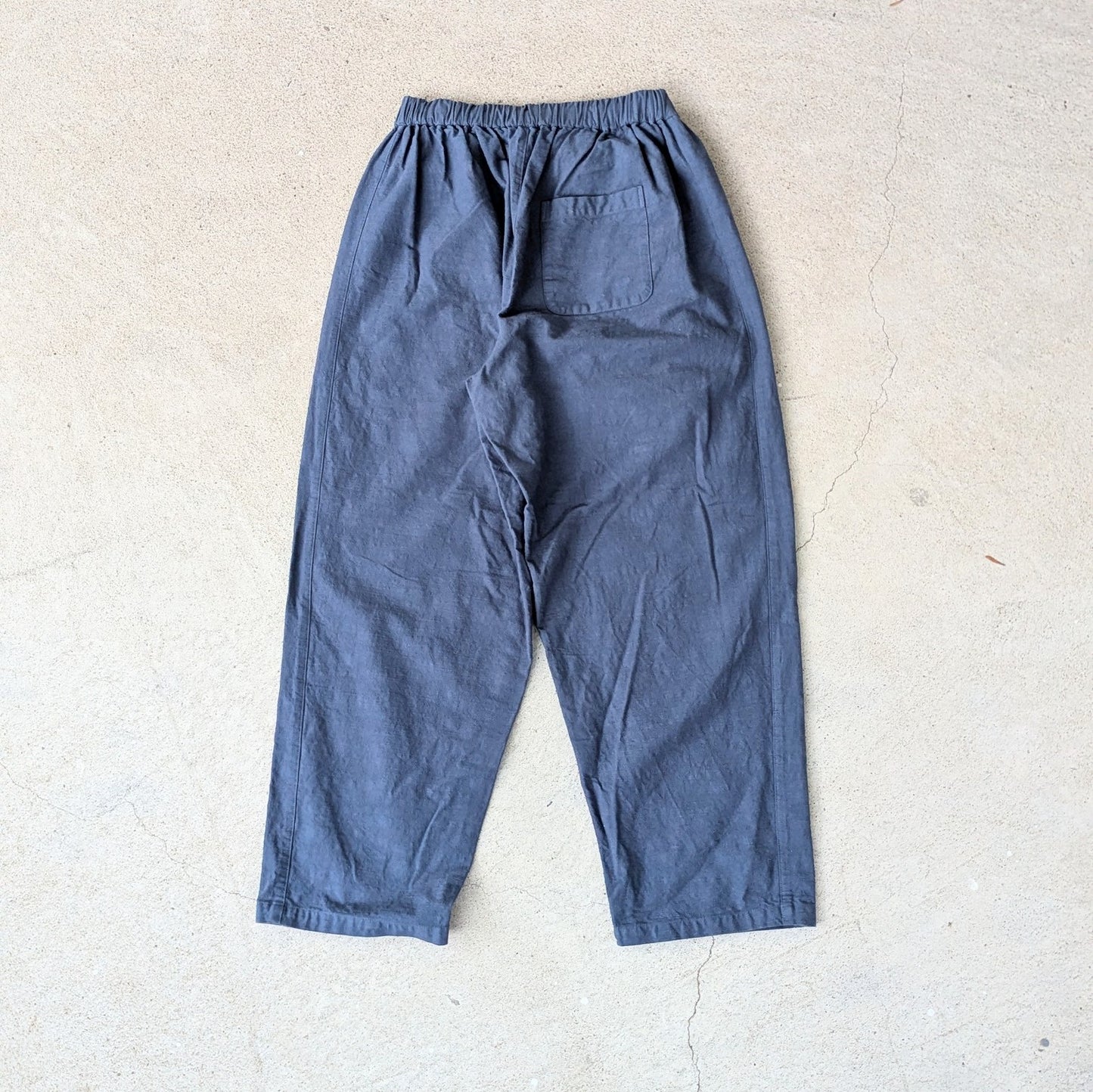 <OSOCU> 伝統色染め 深縹 知多木綿 バルーンパンツ