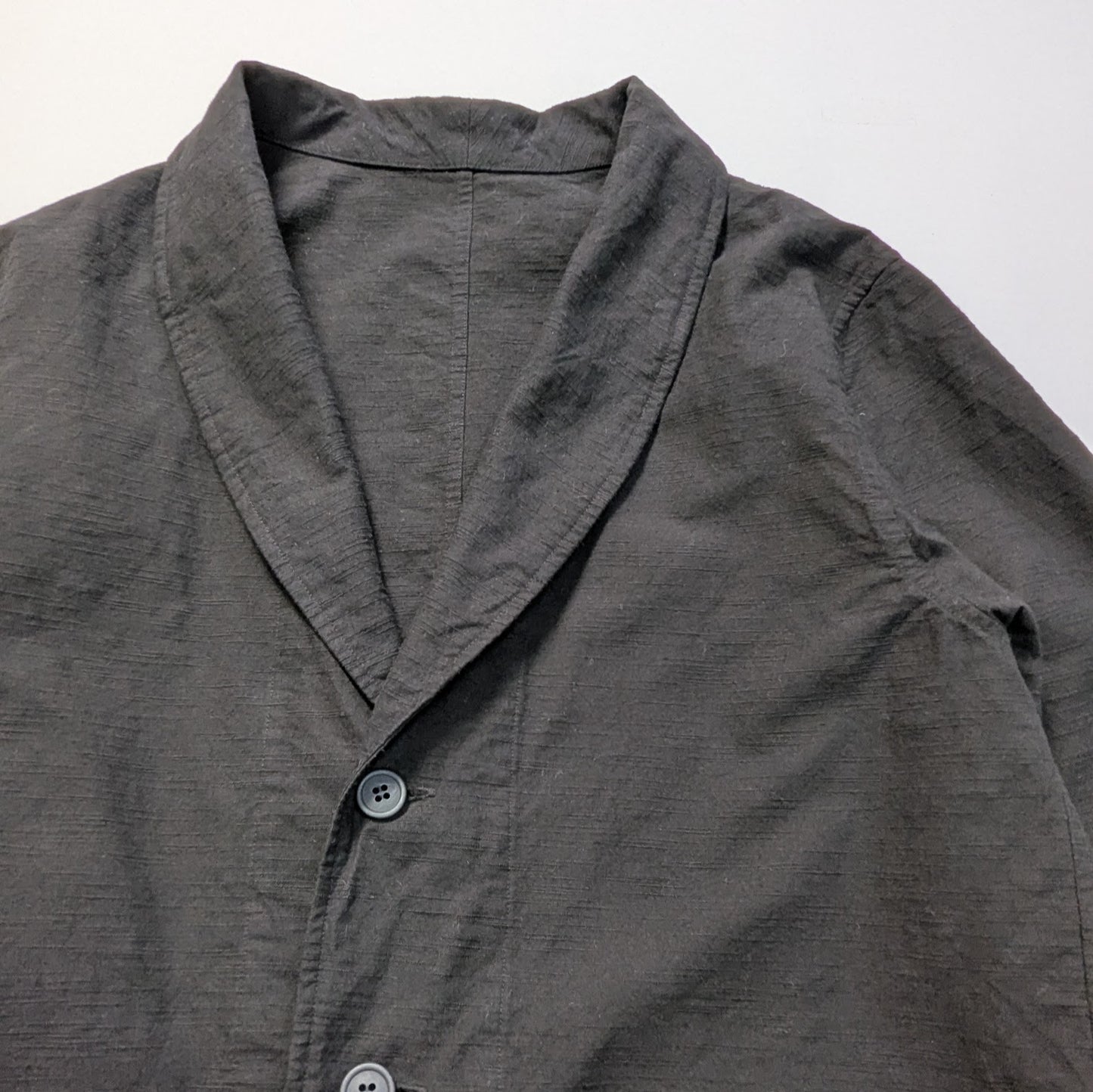 ＜OSOCU＞知多木綿 名古屋黒紋付染 イージージャケット 受注生産