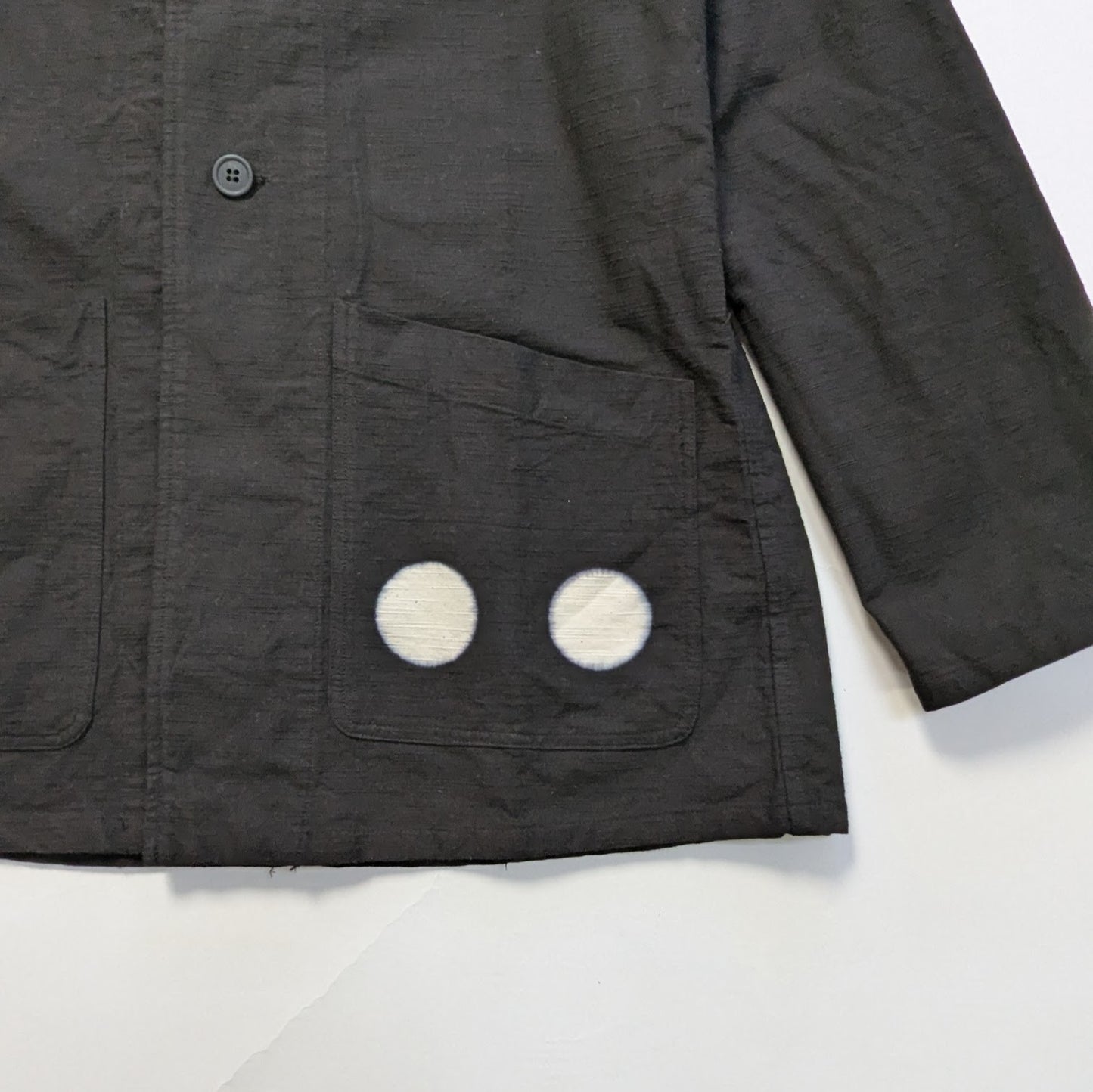 ＜OSOCU＞知多木綿 名古屋黒紋付染 イージージャケット 受注生産