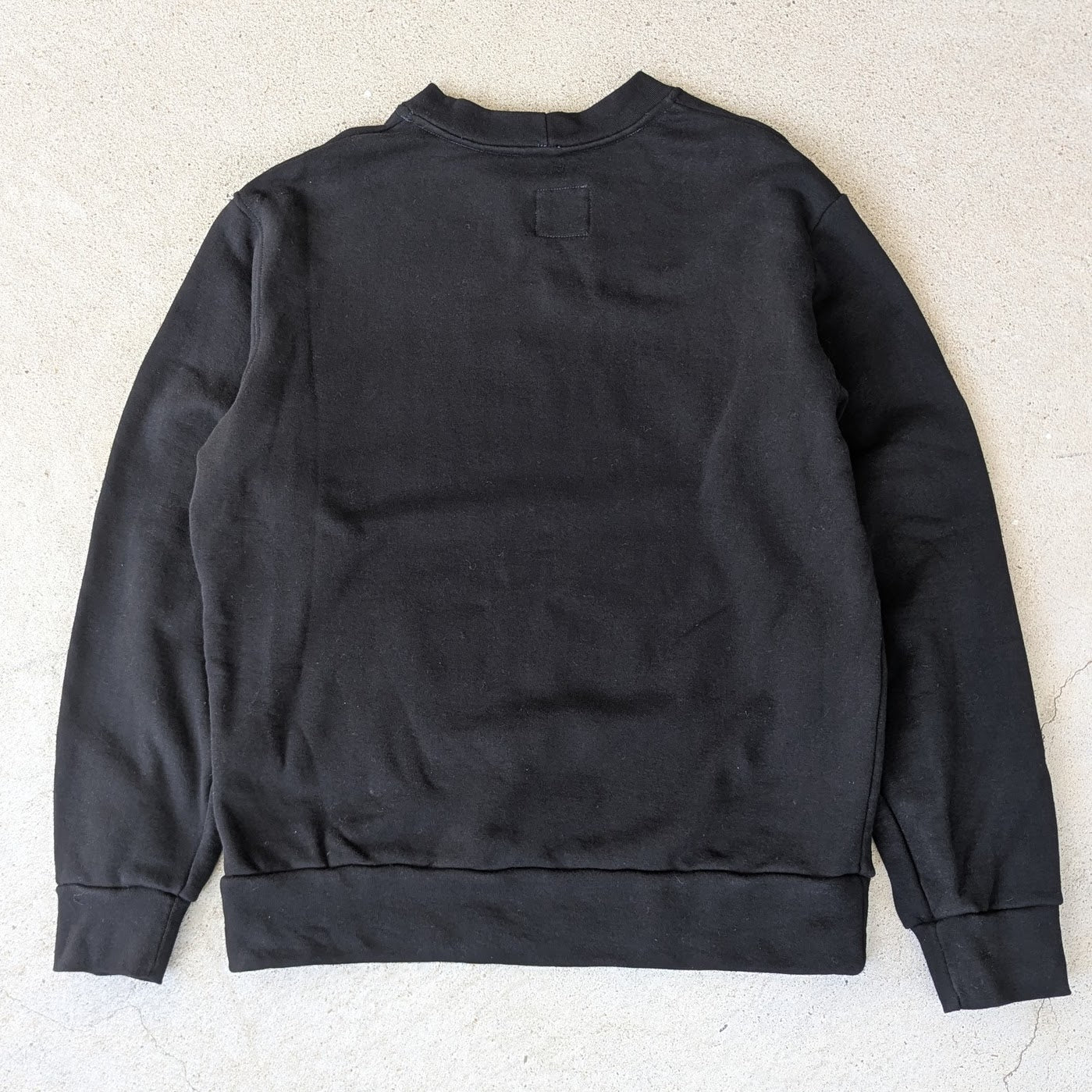 <OSOCU> 40/10国産吊り編み生地のクルーネックスウェット 名古屋黒紋付染