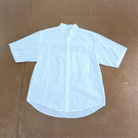 < OSOCU > Chita-momen S/S shirts 知多木綿 ちりめんシャツ 晒